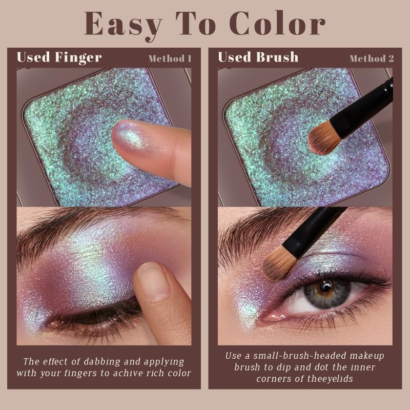 Versatile eye makeup suitable for day to night, parties, and performances.