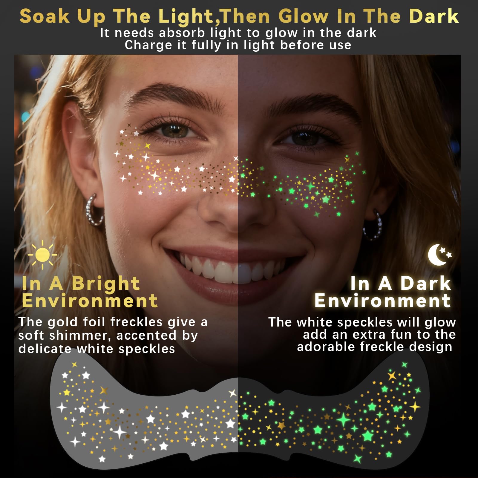 Noerrors patch applied easily on skin for quick, clean beauty.