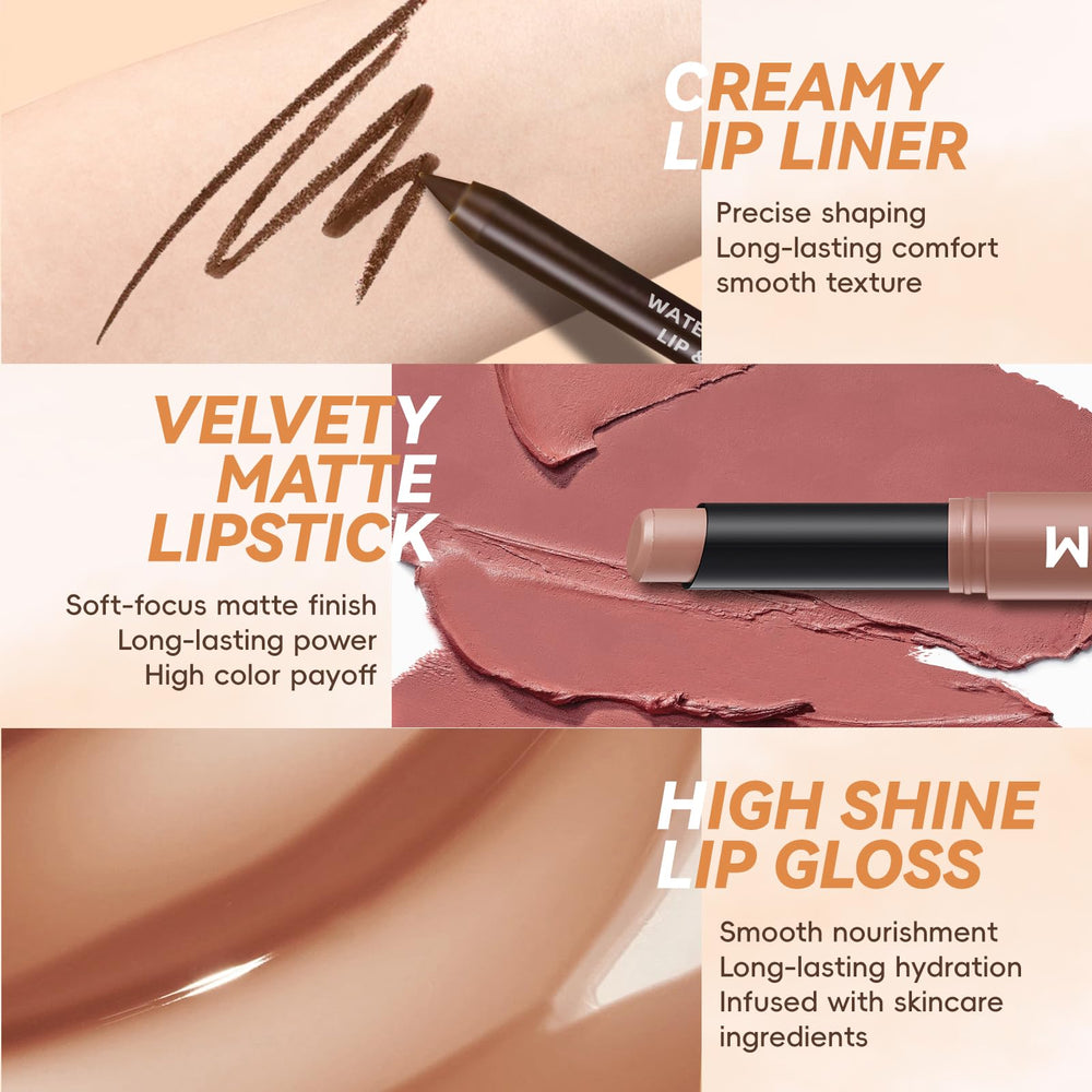Noerrors Juicy Nude lip gloss swirl highlights high shine on lips