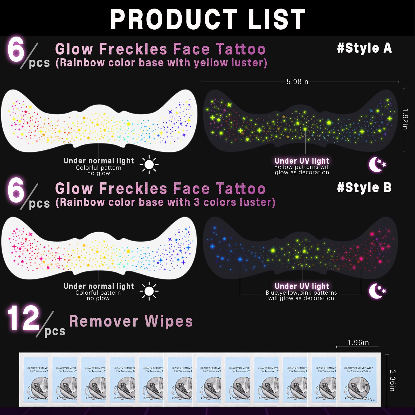 Noerrors remover cotton for easy removal after festival looks