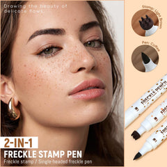 Noerrors freckle stamp releases seven-dot effect for quick, realistic freckles.