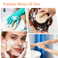 Nogeqi loofah pad for makeup removal and cleaner pores.