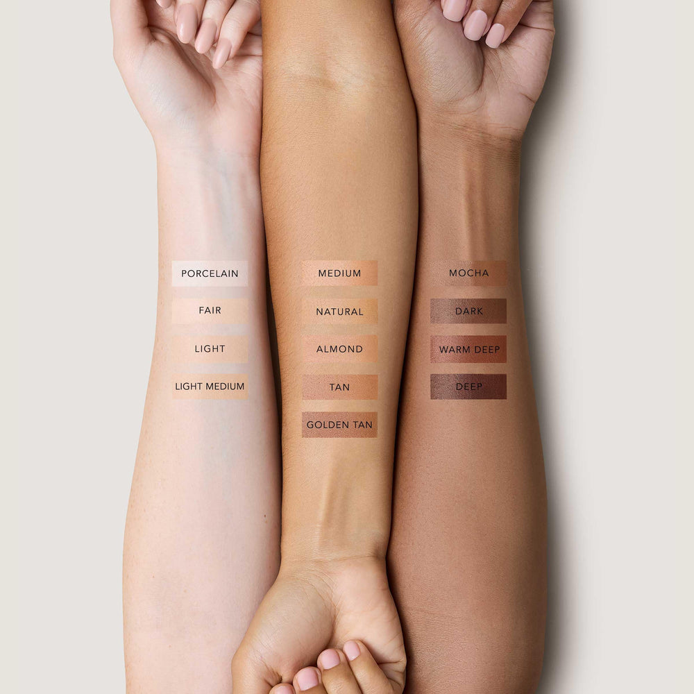 No Makeup Makeup Foundation + Brush Duo vegan and cruelty-free icons on packaging