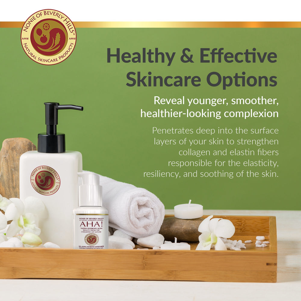 Pump bottle ready for easy application of Nonie moisturizer