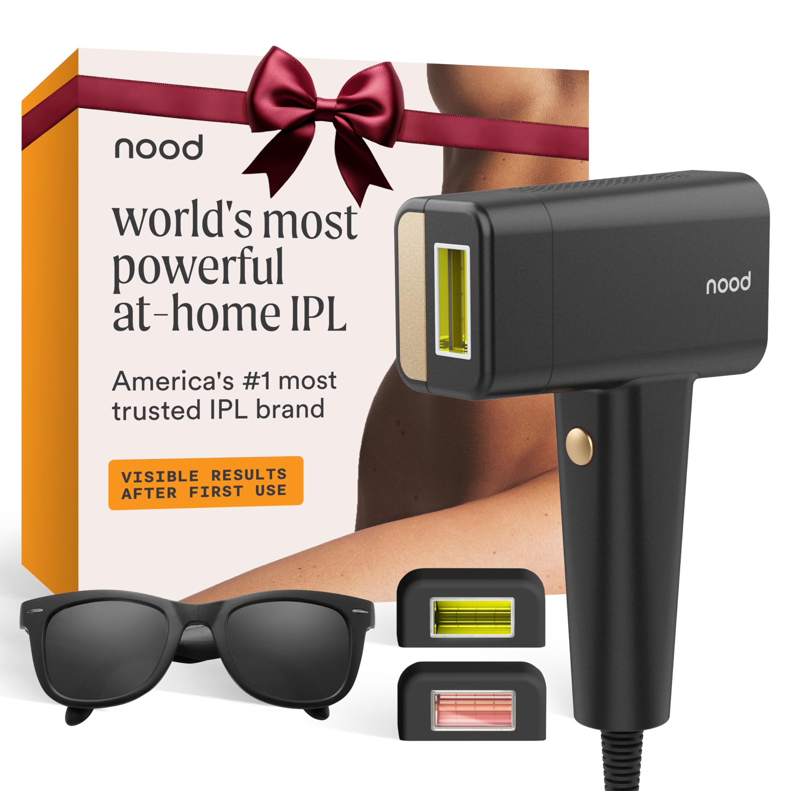 Nood Flasher Pro hair removal lens for targeted, near-permanent-looking results.