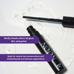 Noonlash bond-dissolver oil formula eases lash glue without irritation.