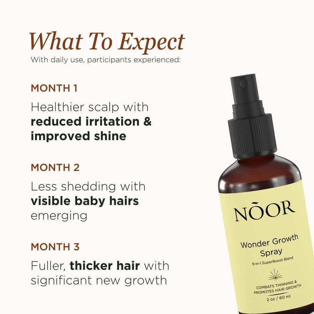 NOOR HAIR Wonder Growth rosemary oil stimulates scalp microcirculation
