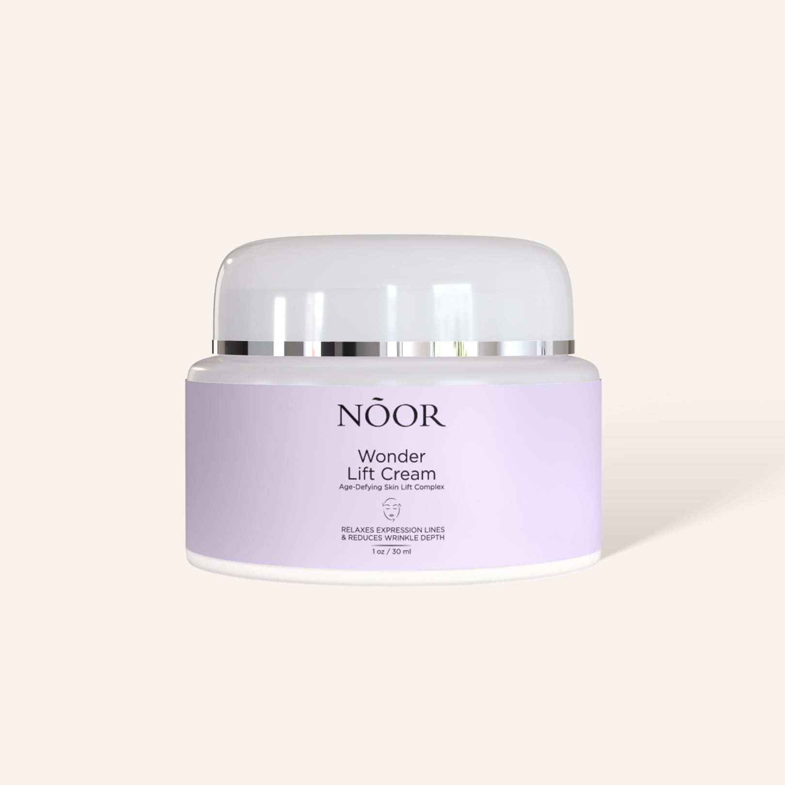 Noor Hair Wonder Lift Cream tube close-up shows lightweight hydration for daily use.