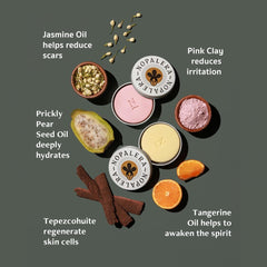 Applying Nopalera Citrus Lotion Bar to hand for smooth absorption