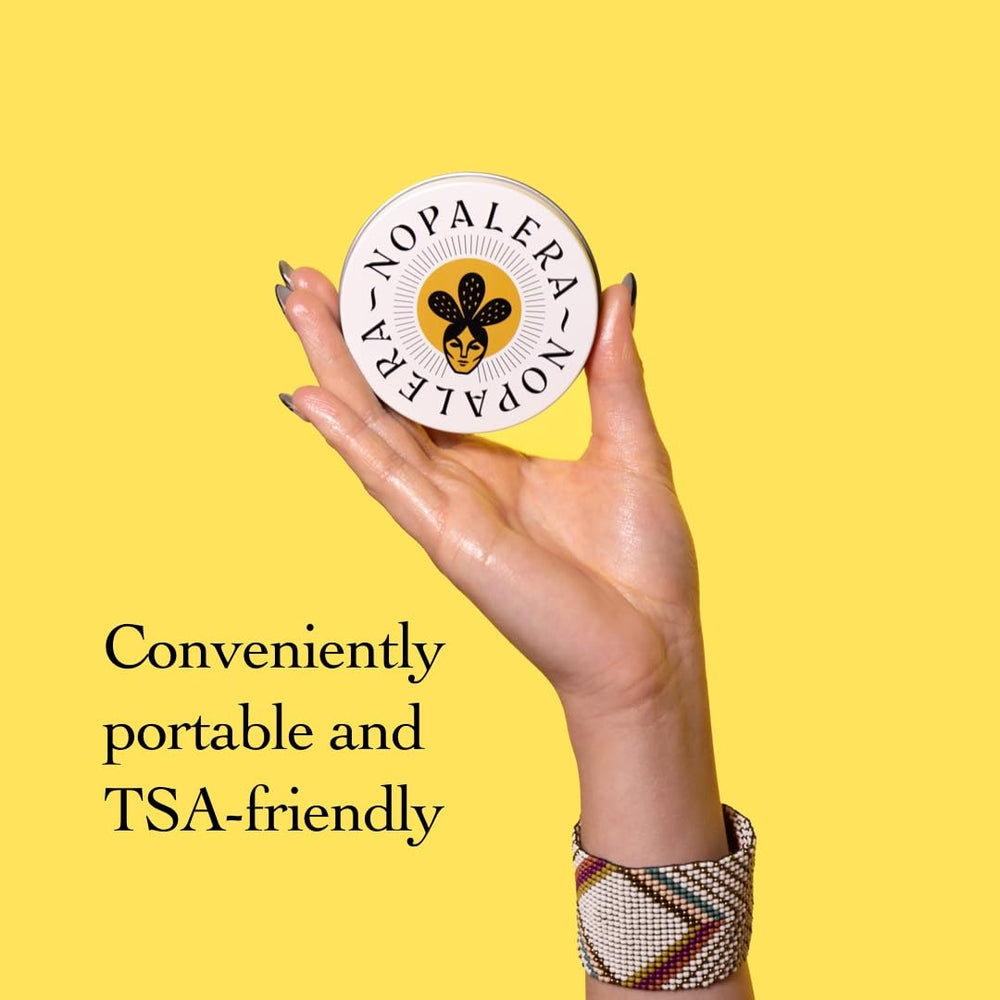 Nopalera Citrus Lotion Bar travel-size for bags and flights