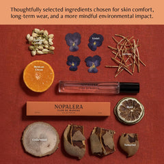 Nopalera Flor de Madera packaging box communicates premium, portable design.