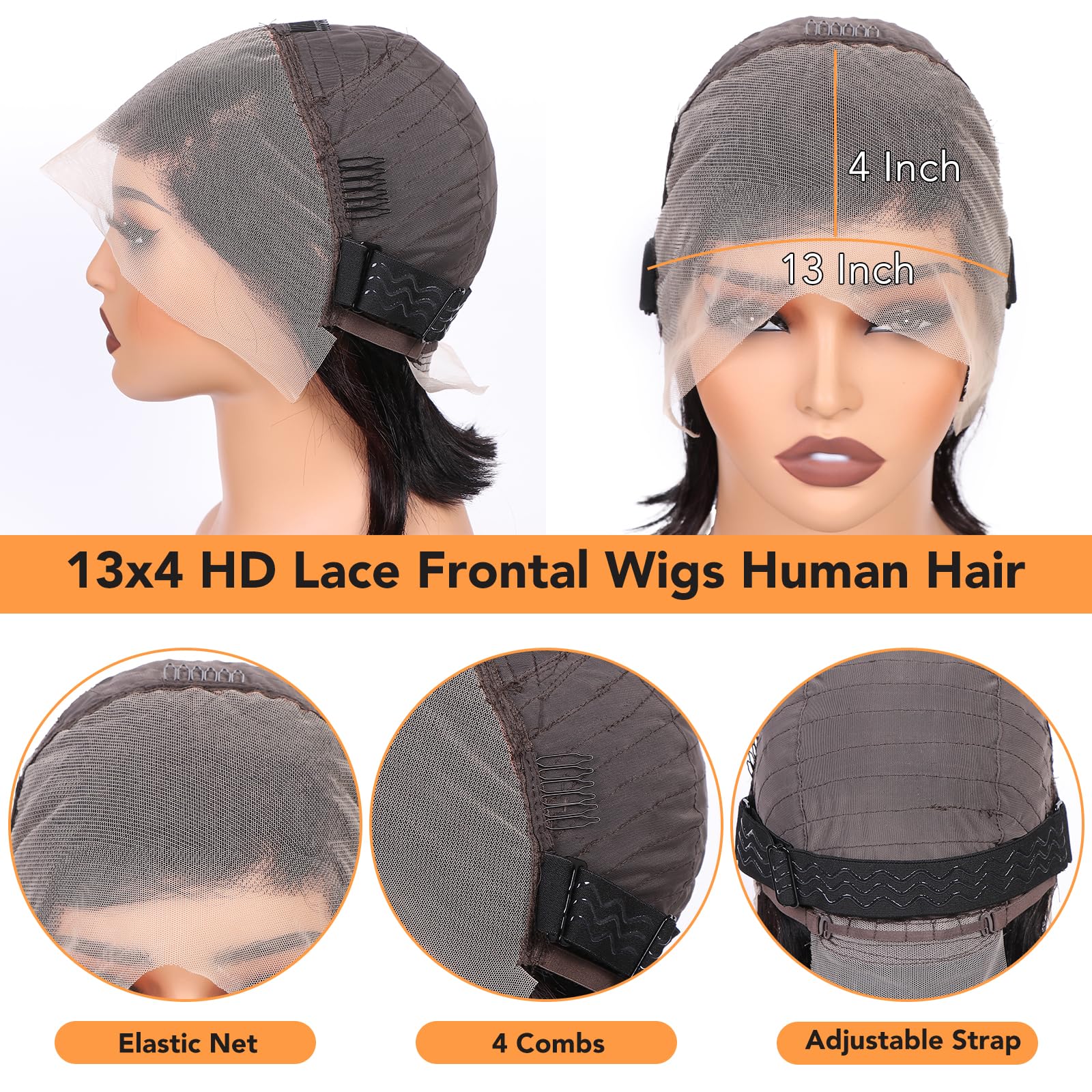 Nopxam Bob Wig showcases day-to-night styling versatility and ease.
