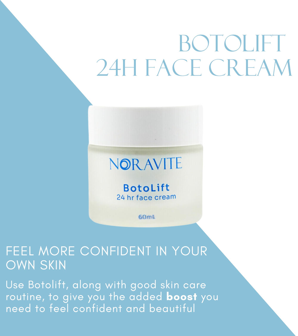 Noravite Botolift smooth skin texture after gentle massaging