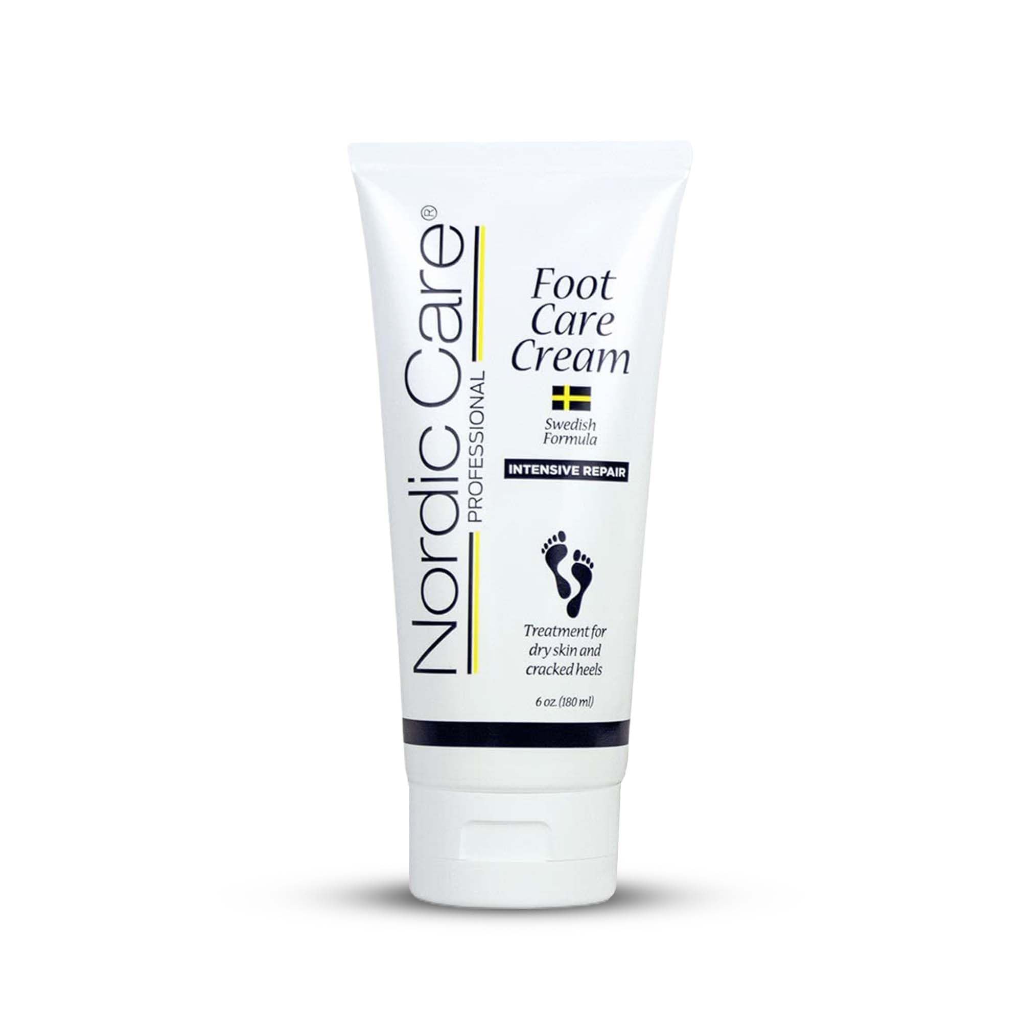 Nordic Care Foot Care Cream Intensive Repair bottle highlighting 10% urea for dry feet