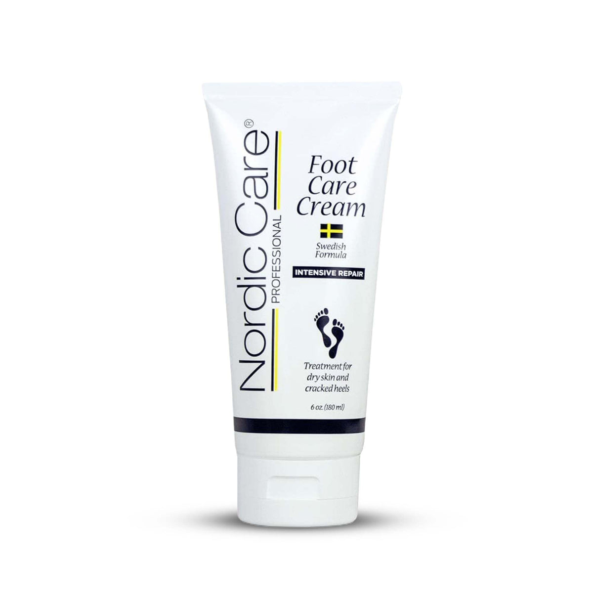 Nordic Care Foot Care Cream Intensive Repair bottle highlighting 10% urea for dry feet