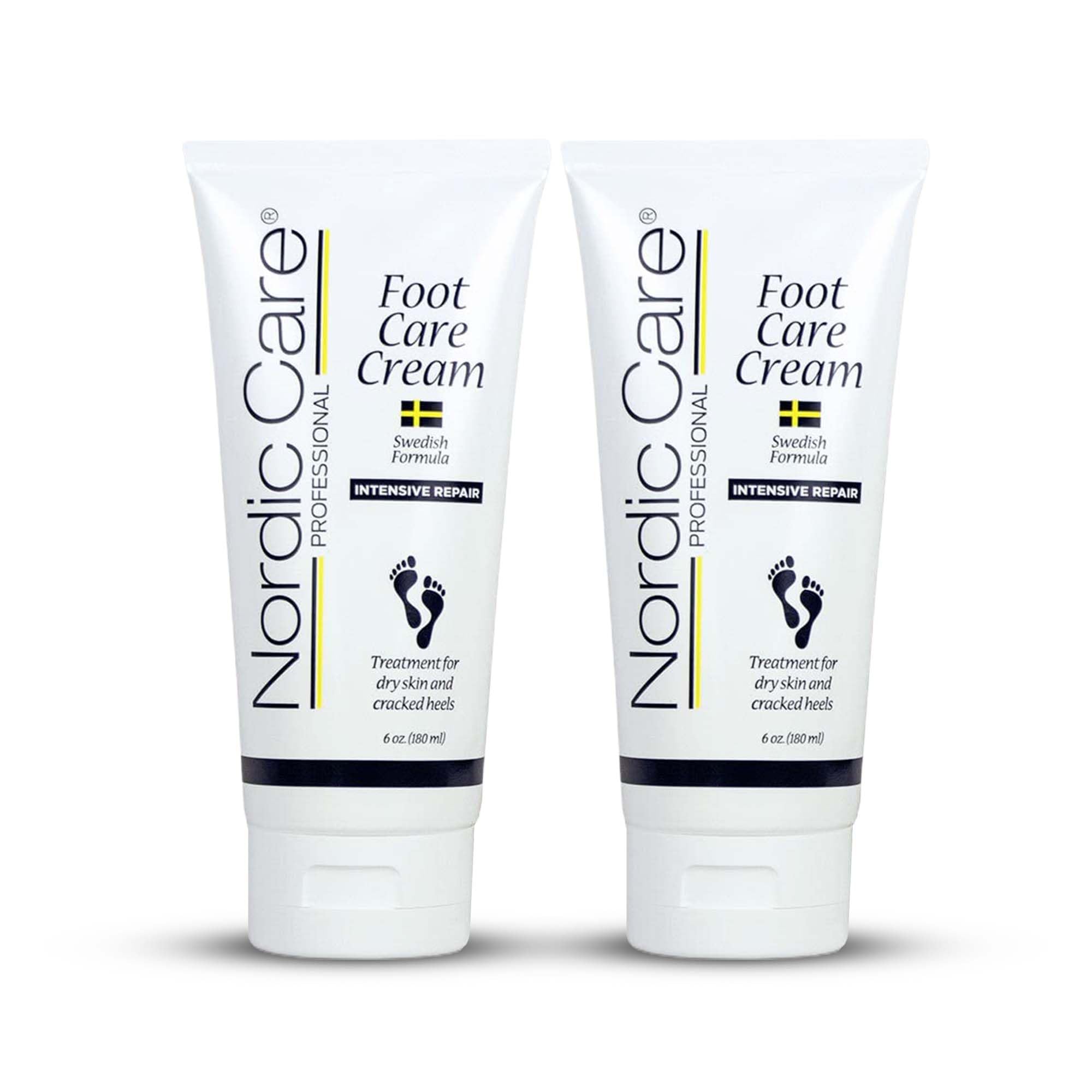 Nordic Care Foot Care Cream pack of 2 tubes for easy at-home care