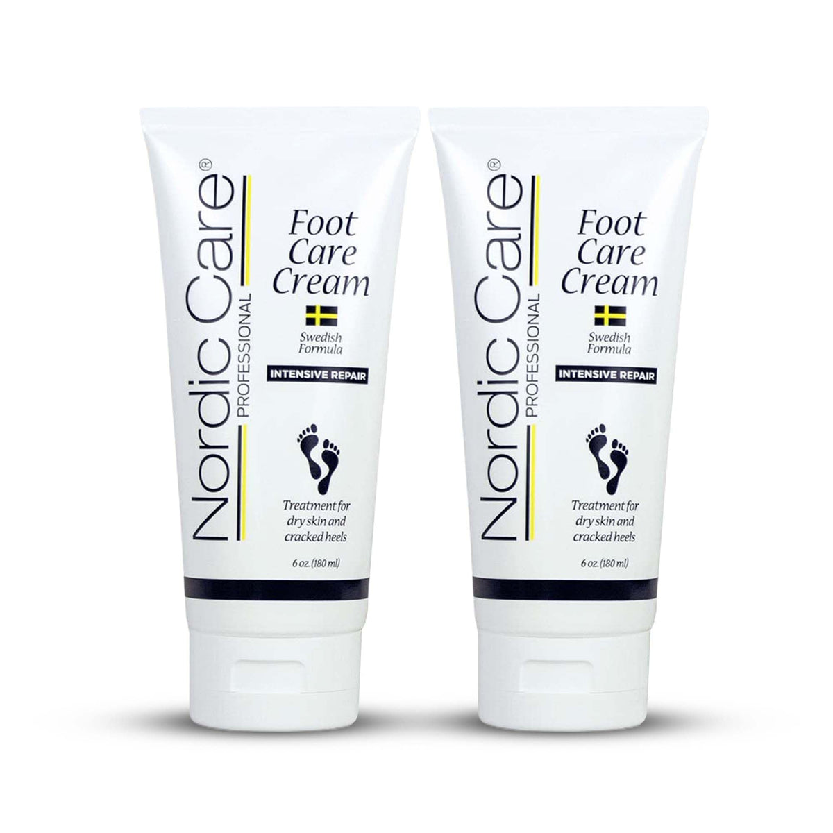 Nordic Care Foot Care Cream pack of 2 tubes for easy at-home care