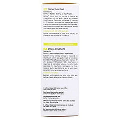 Noreva LED ACTIPUR golden-tinted cream application demonstrates quick daily blend.
