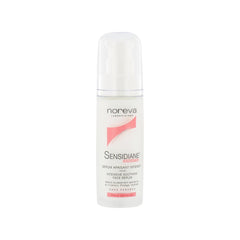 Noreva Sensidiane Intensive Serum being applied to soothe sensitive skin