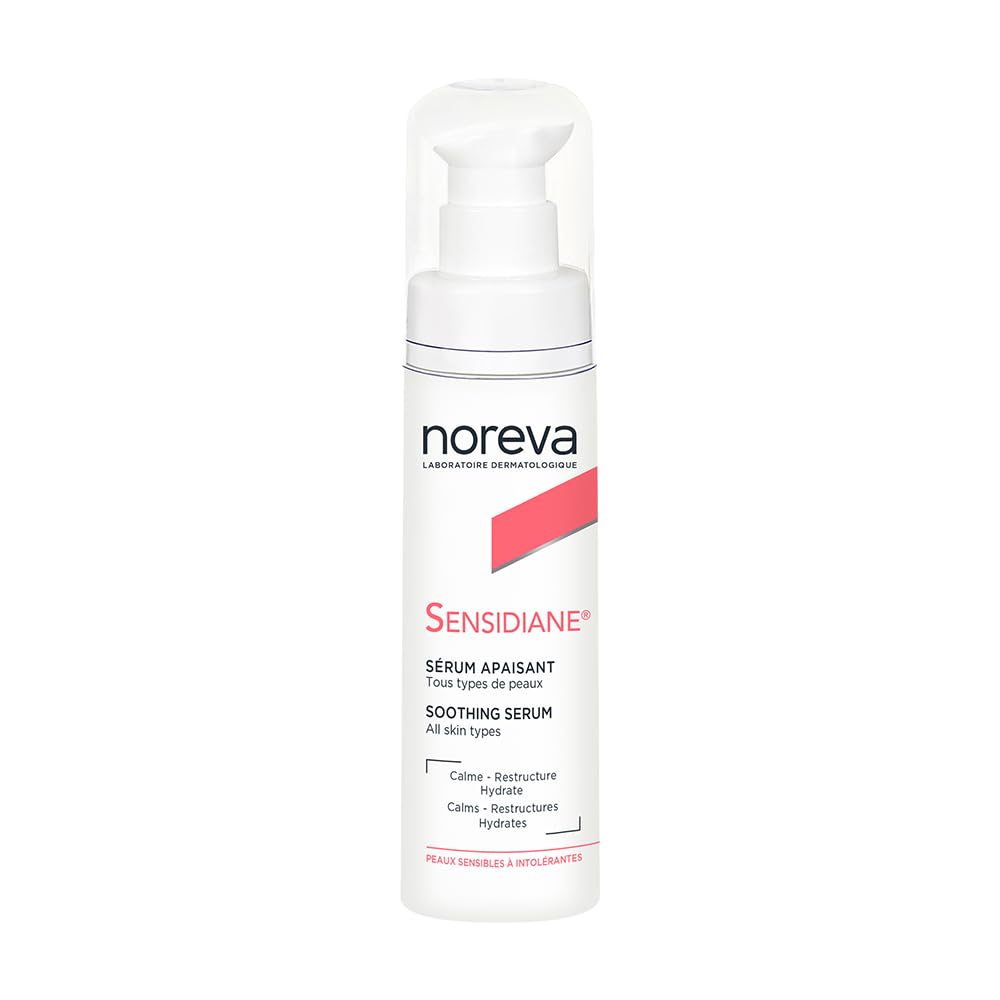 Noreva Sensidiane Intensive Serum bottle for calming reactive skin