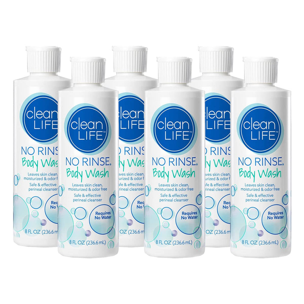 No-Rinse Clean Life Body Bath bottle ready for quick refresh.