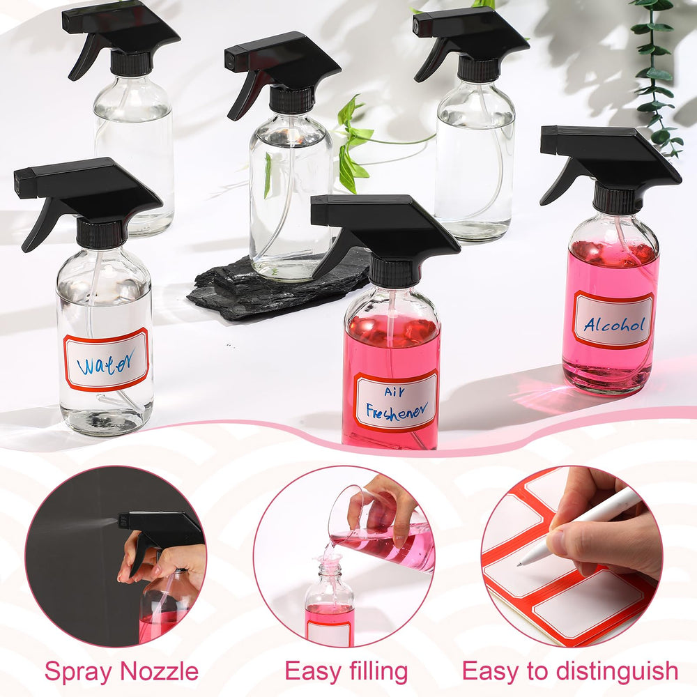 Norme label stickers for easy liquid naming and organization after refilling.