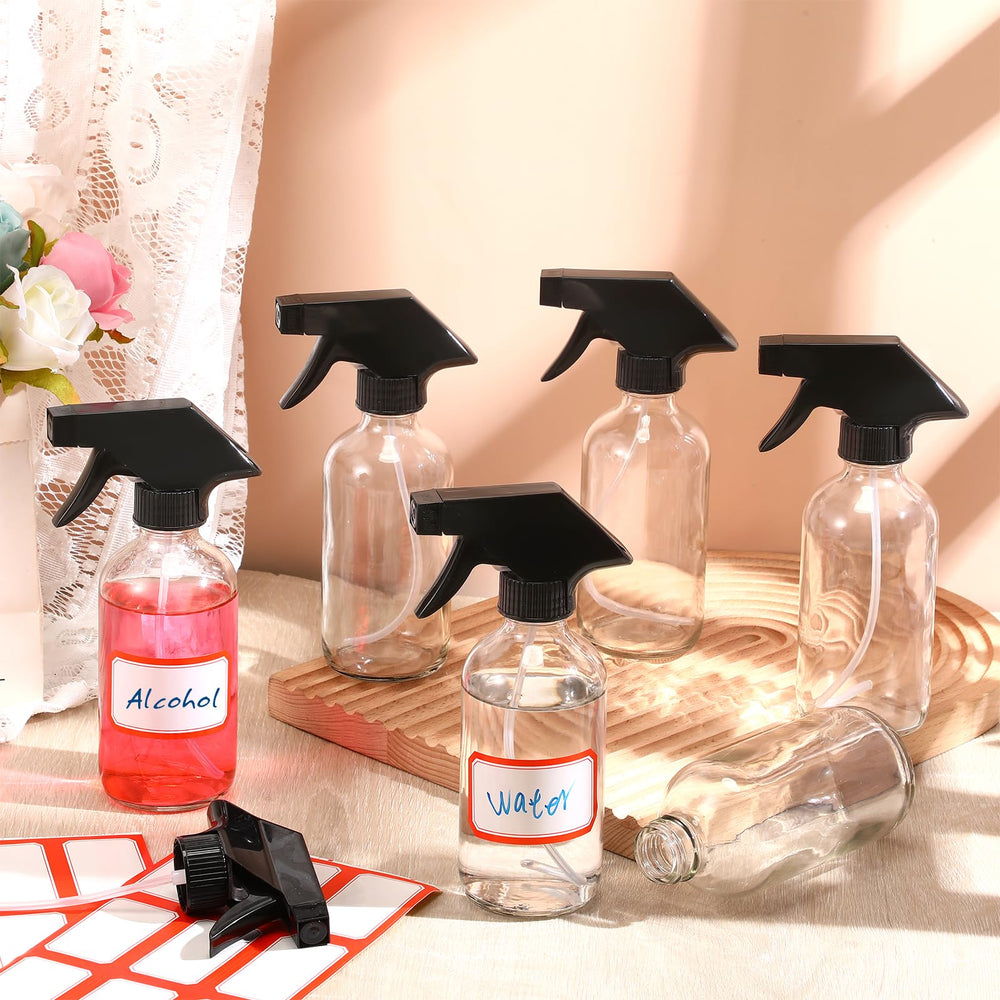 Norme glass spray bottles suitable for water, essential oils, and beauty sprays.