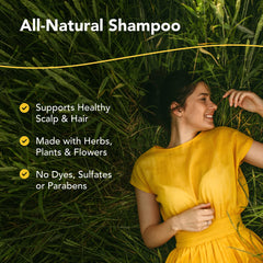 Ingredients close-up featuring oregano P73 and spice oils for scalp care.