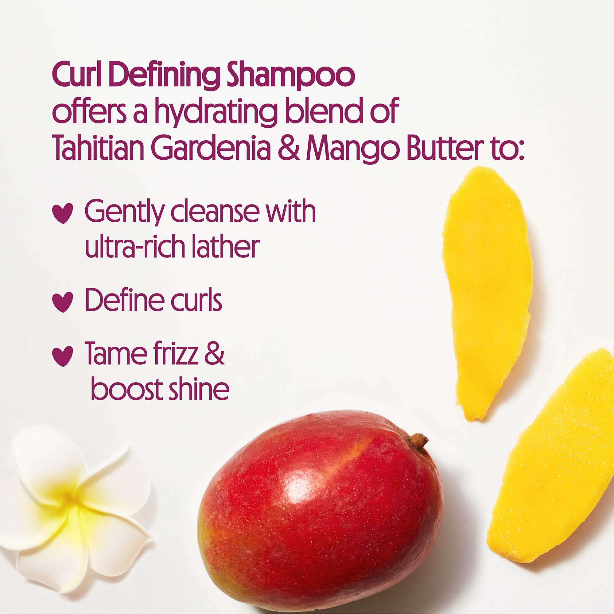 Not Your Mother's Naturals Curl Defining Shampoo lather on hair for frizz control.
