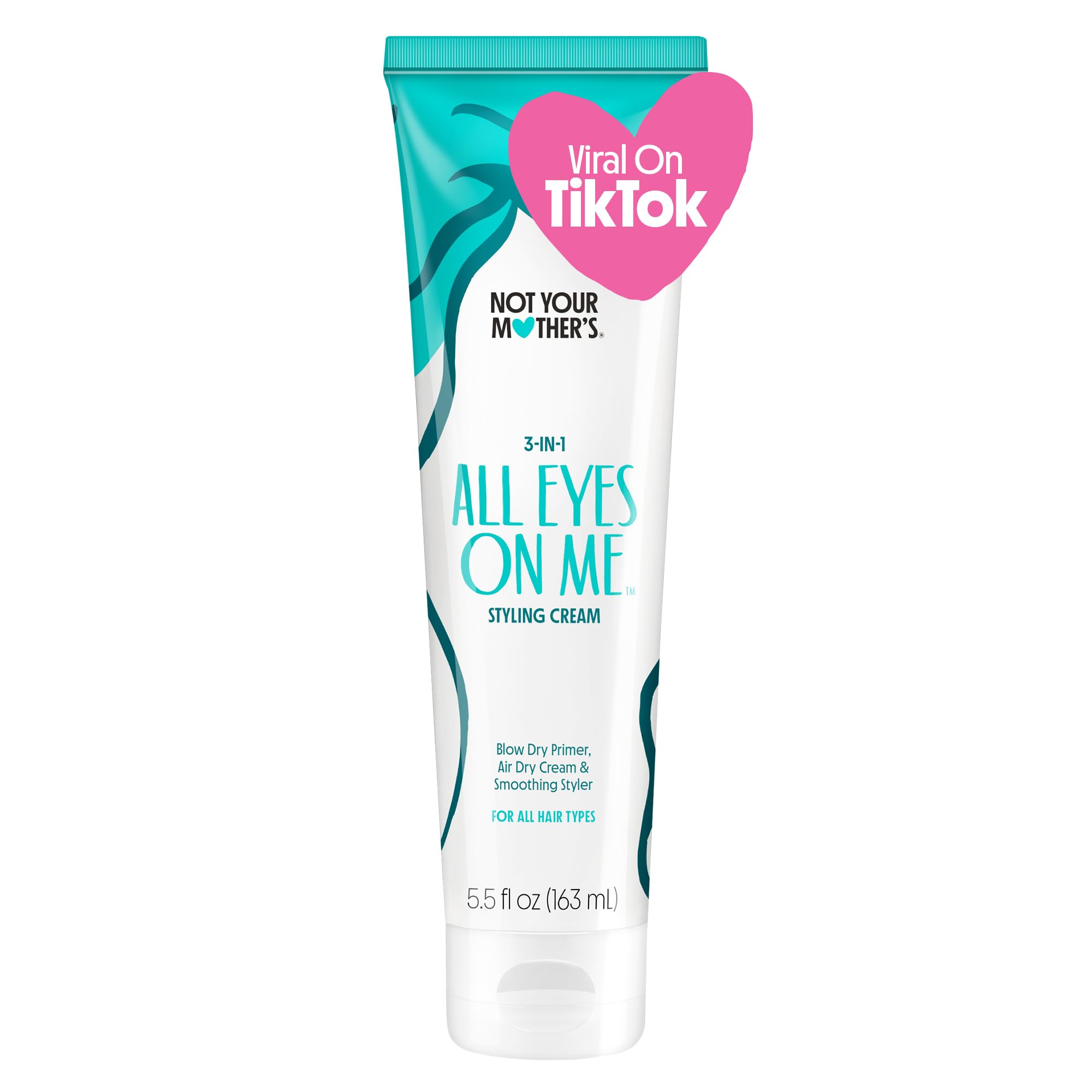 Not Your Mother's All Eyes On Me bottle front shows 3-in-1 styling benefits