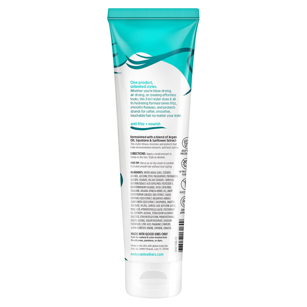 Not Your Mother's All Eyes On Me frizz-control shot demonstrates tame results