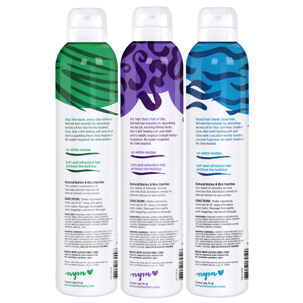 Not Your Mother's Beach Babe dry shampoo application adds texture and volume
