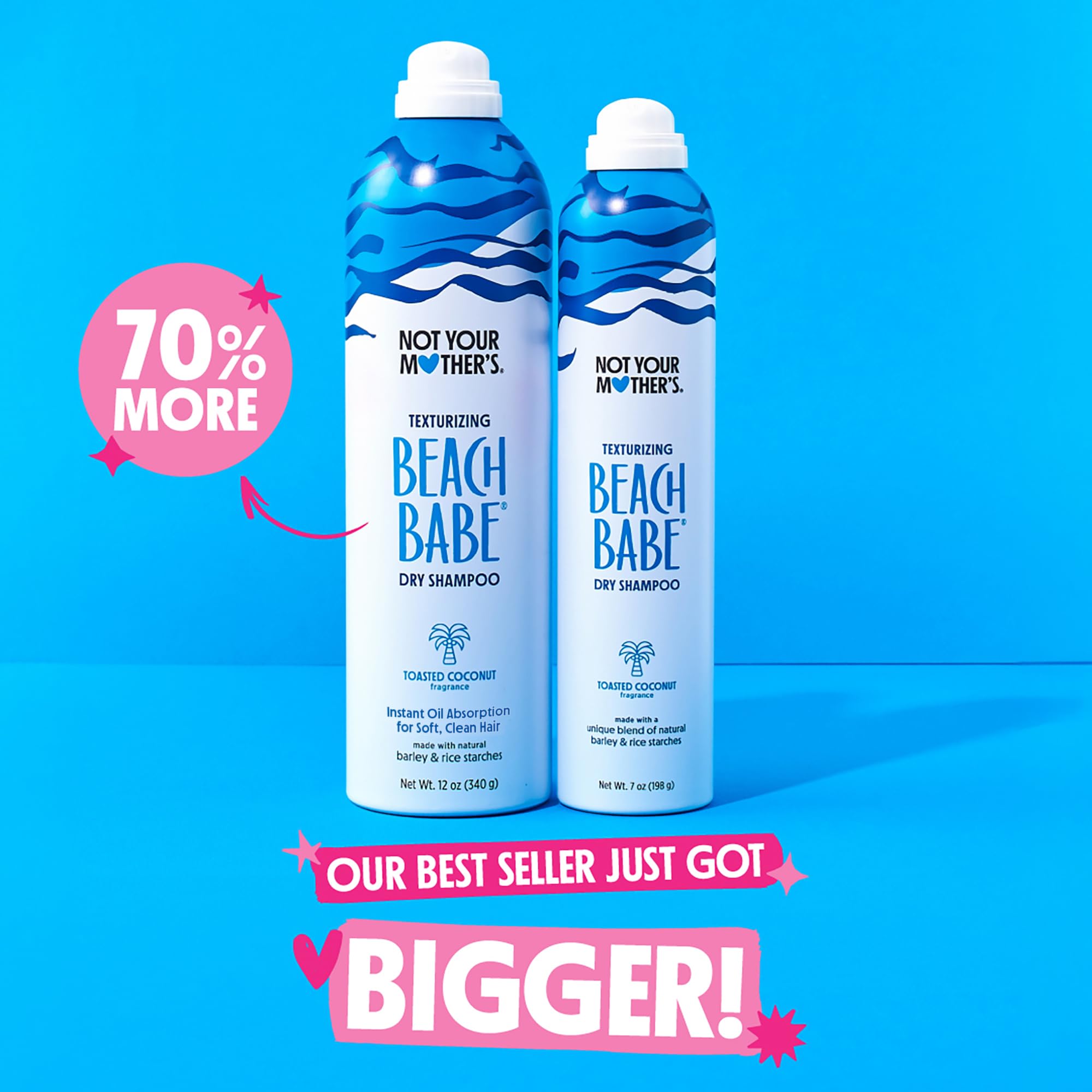 Vegan and cruelty free Beach Babe Dry Shampoo for all hair types