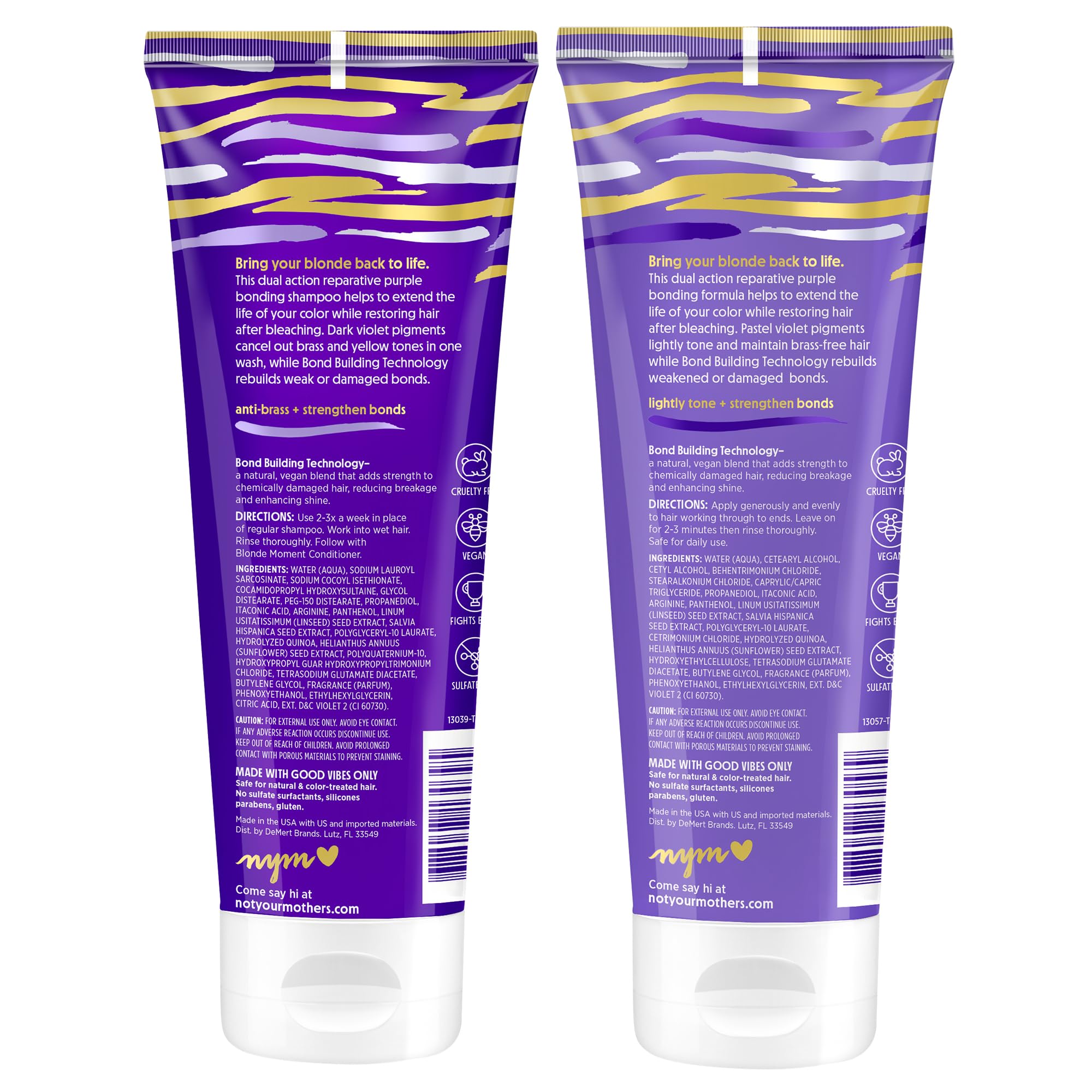 Not Your Mother's Blonde Moment haircare set for lightened hair maintenance