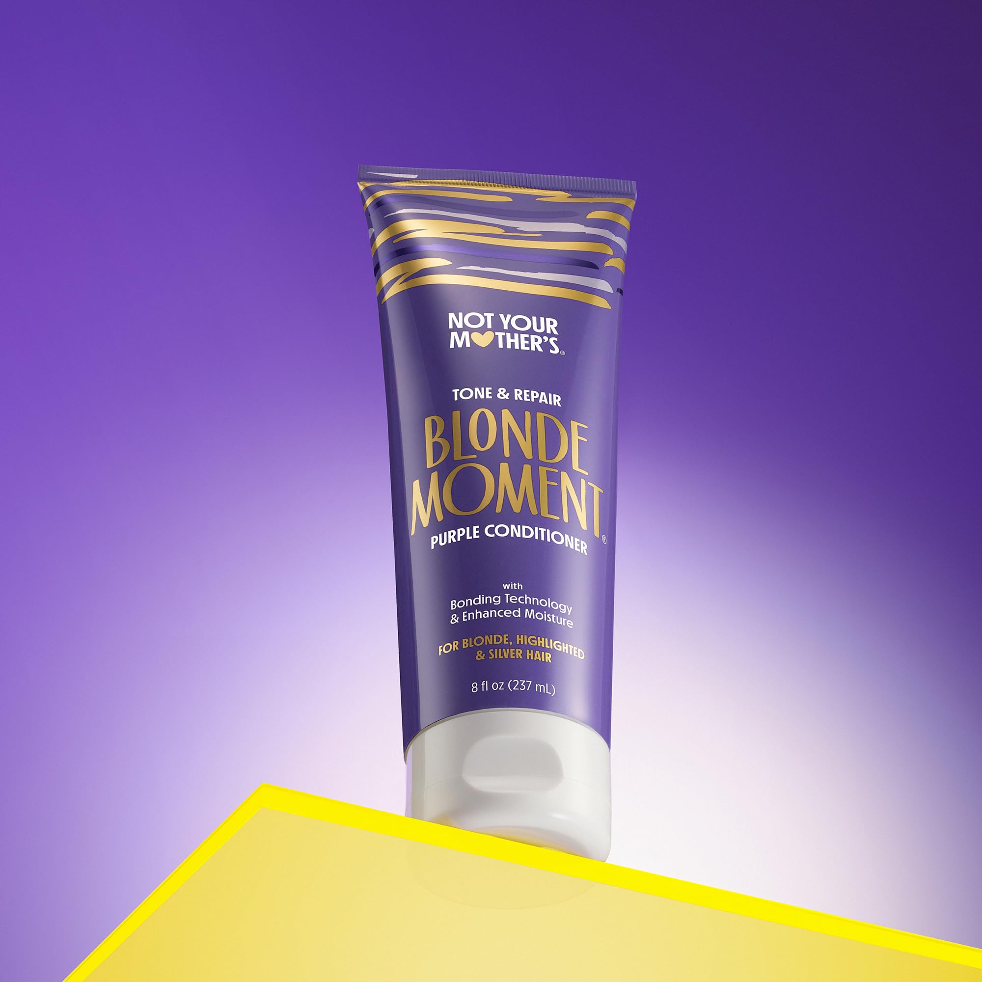 Not Your Mother's Blonde Moment purple conditioner with floral scent for refreshing washes