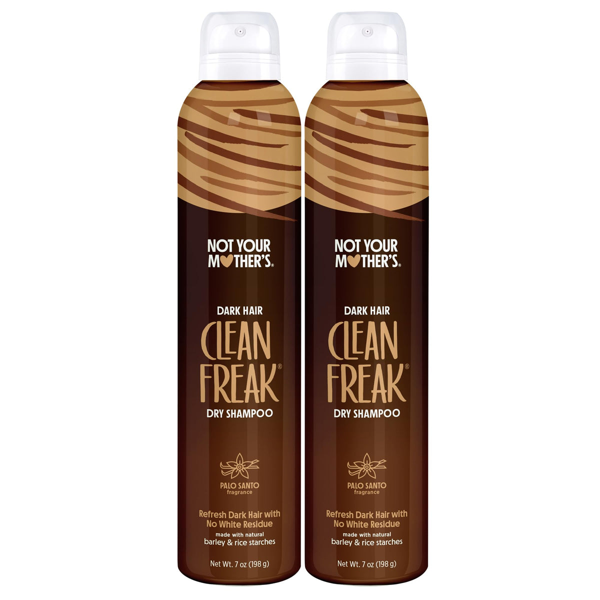 Not Your Mother's Clean Freak bottle-pour demonstrates quick oil absorption for busy mornings.
