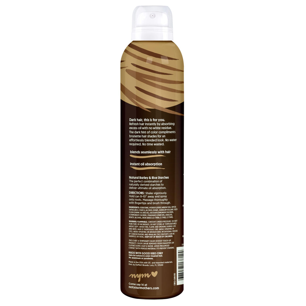 Not Your Mother's Clean Freak dry shampoo extends styles between washes.