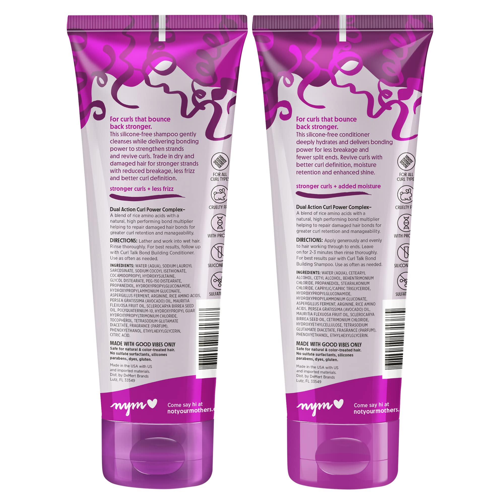 Not Your Mother's Curl Talk Bond Building Conditioner texture close-up.