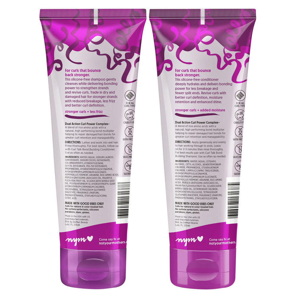 Not Your Mother's Curl Talk Bond Building Conditioner texture close-up.