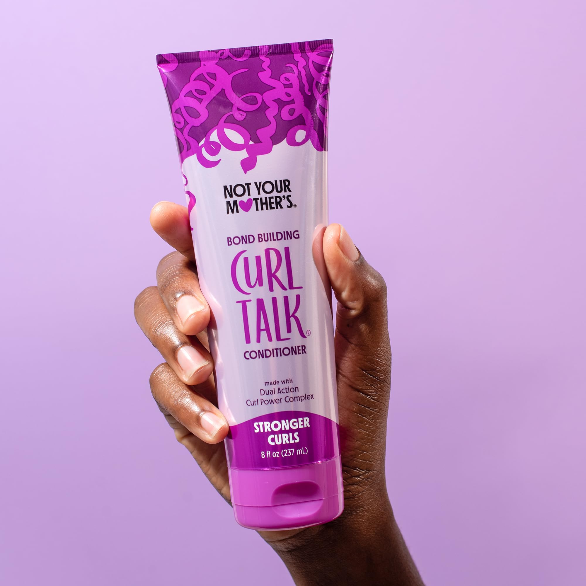 Not Your Mother's Curl Talk Bond Building packaging artwork.