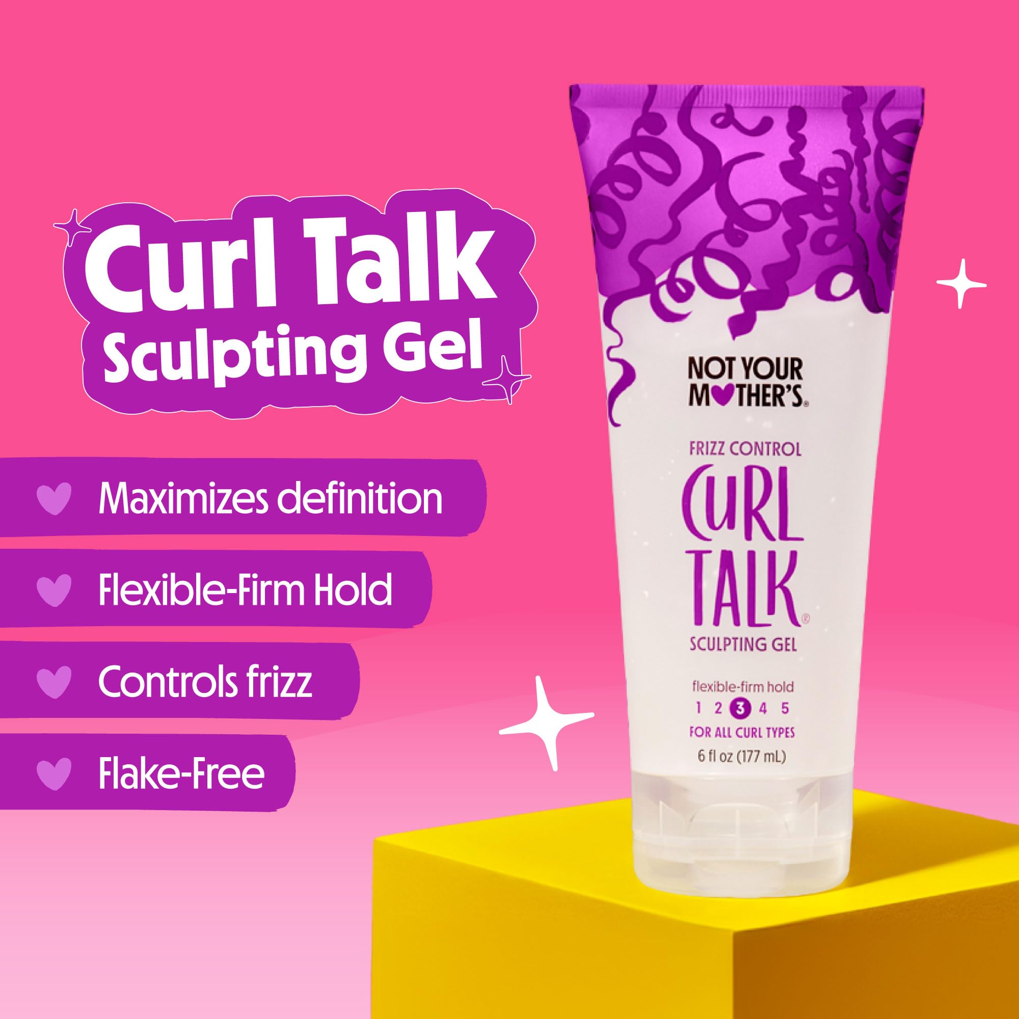 Not Your Mother's Curl Talk Cream moisture infusion close-up emphasizes conditioning and glide.