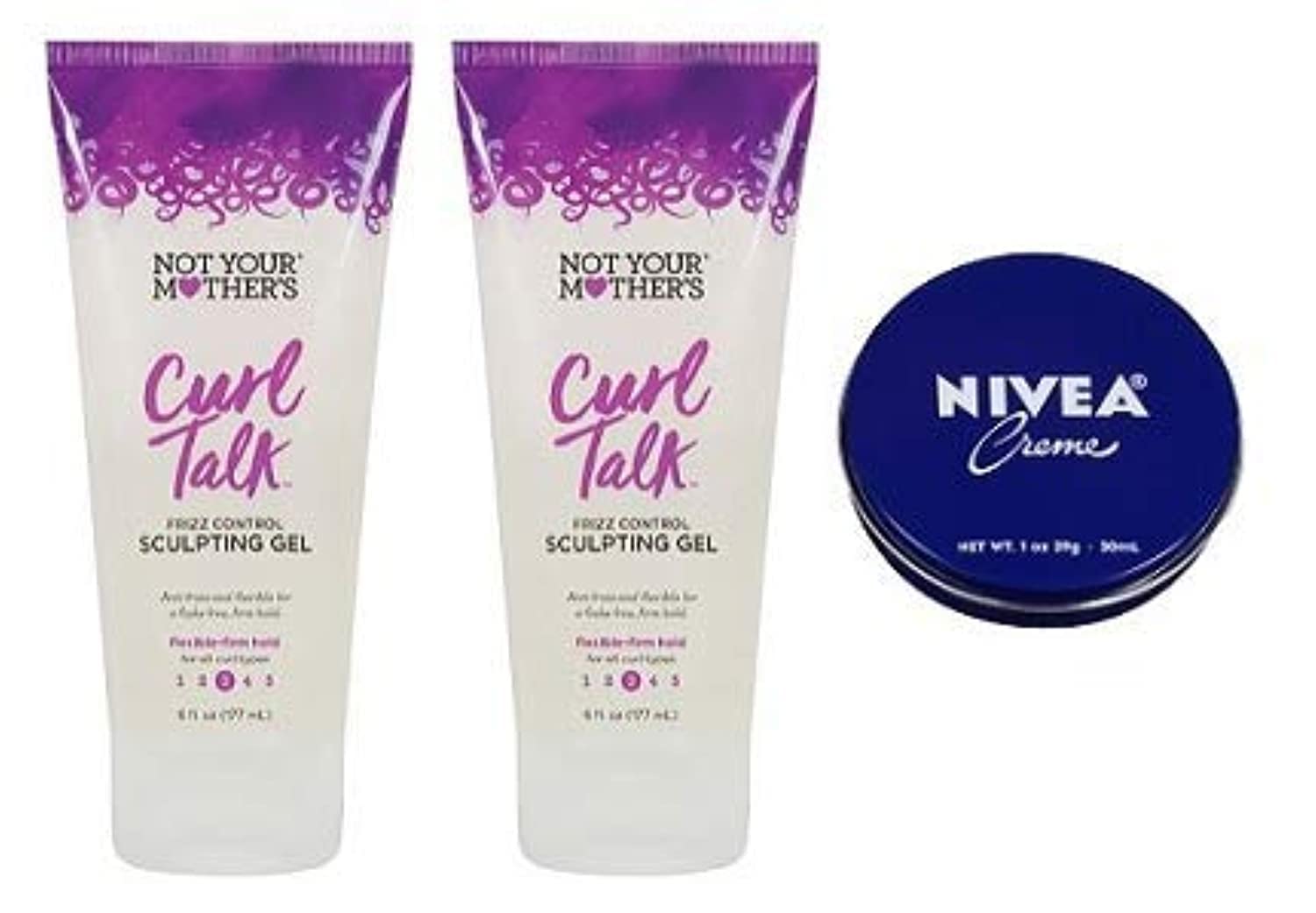 Not Your Mother's Curl Talk Frizz Control Gel with travel cream for defined curls.