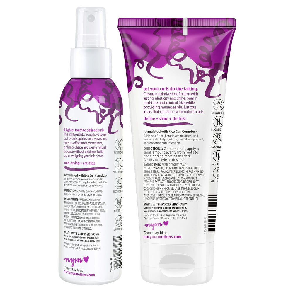 Not Your Mother's Curl Talk product lineup emphasizes safe formulations.
