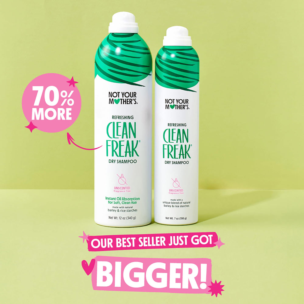 Not Your Mother's Clean Freak bottle shake-and-spray preparation for easy on-the-go refresh