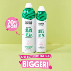 Not Your Mother's Clean Freak bottle shake-and-spray preparation for easy on-the-go refresh