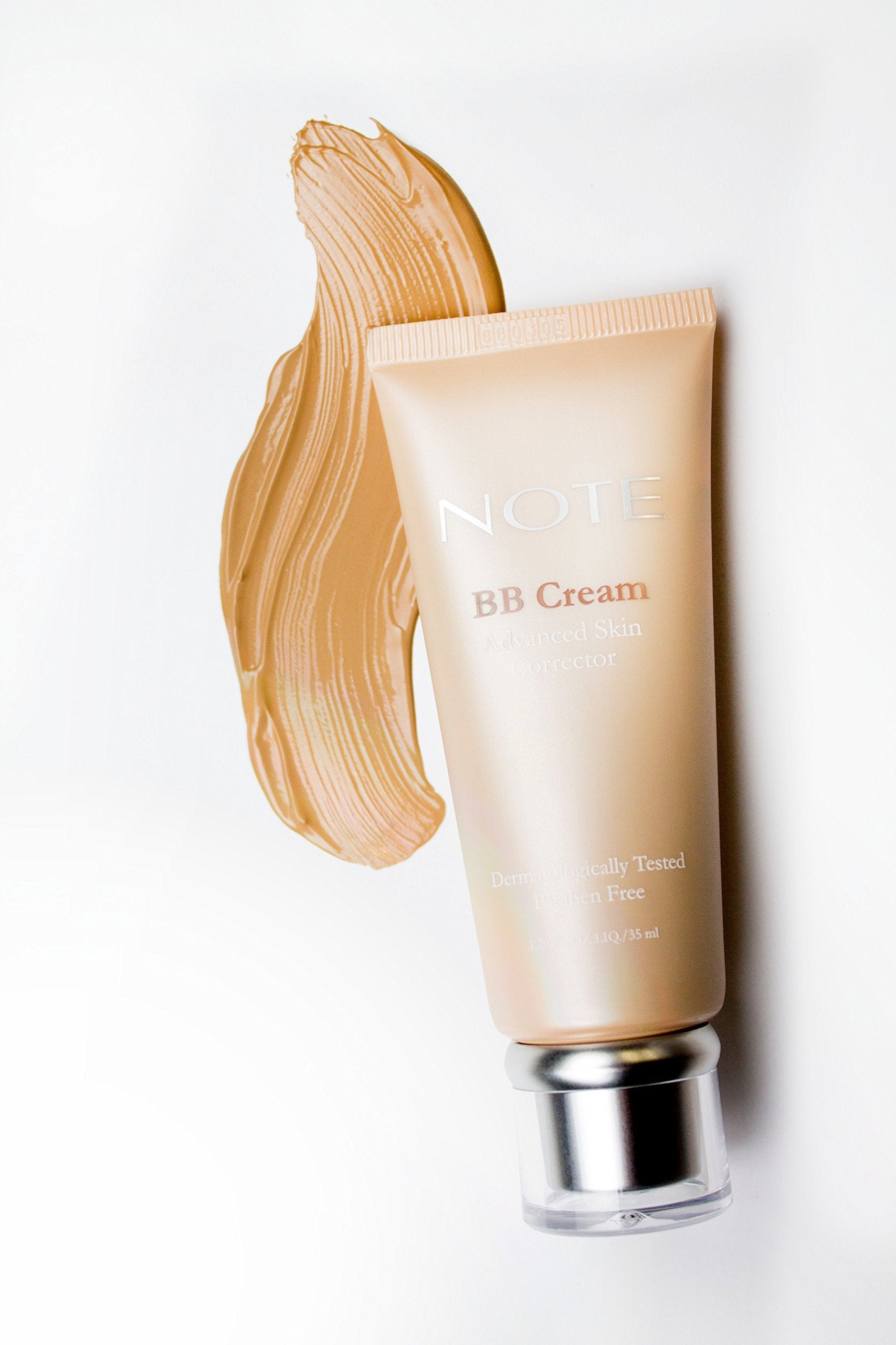 NOTE BB Cream No.01 tube and cap travel-friendly design