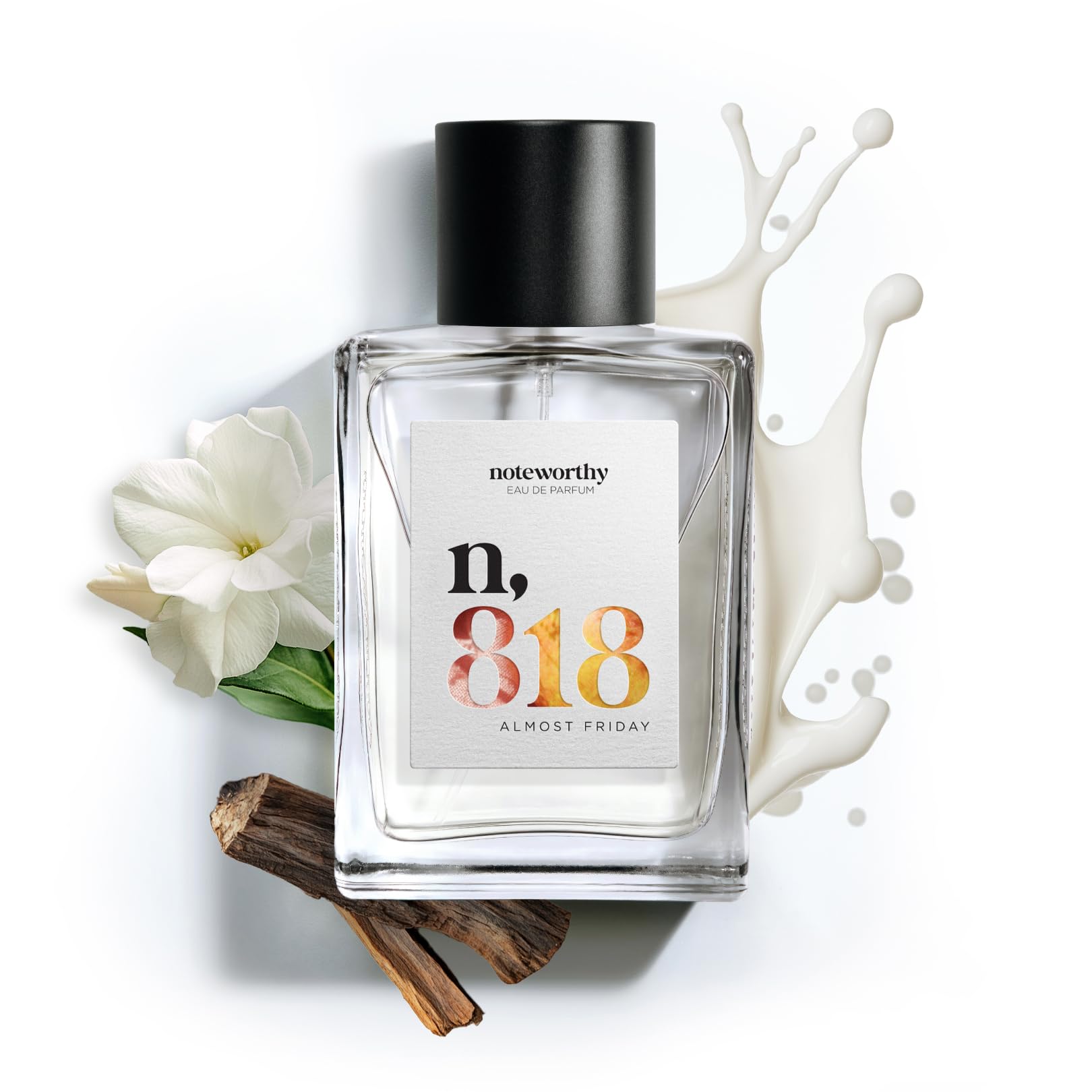 Noteworthy N-818 Almost Friday bottle front view for everyday elegance.