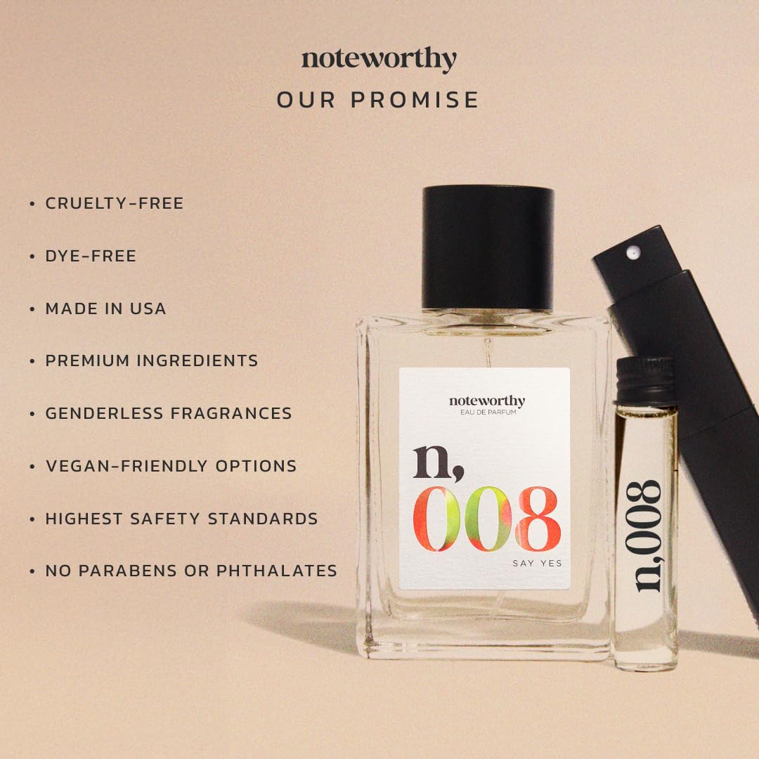 Noteworthy n,008 Say Yes 100ml travel-friendly size for daily wear.