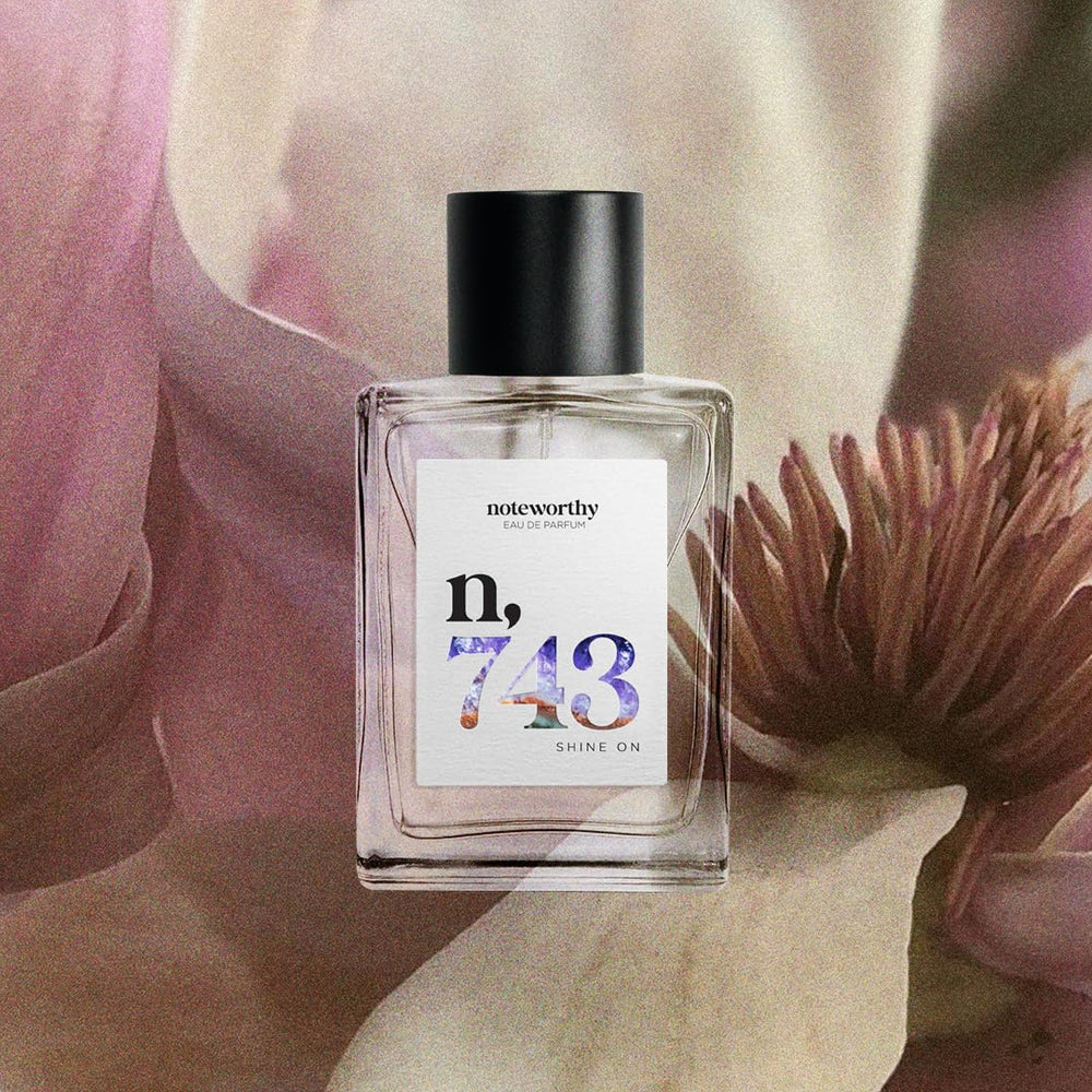 Noteworthy n743 Shine On highlights tuberose notes in a lush floral composition