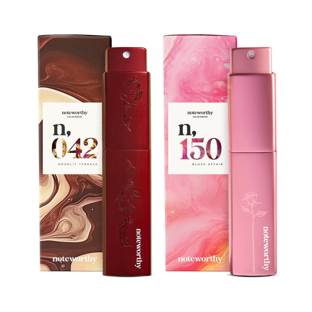 Noteworthy Travel Spray Bundle with three scents for on-the-go freshness